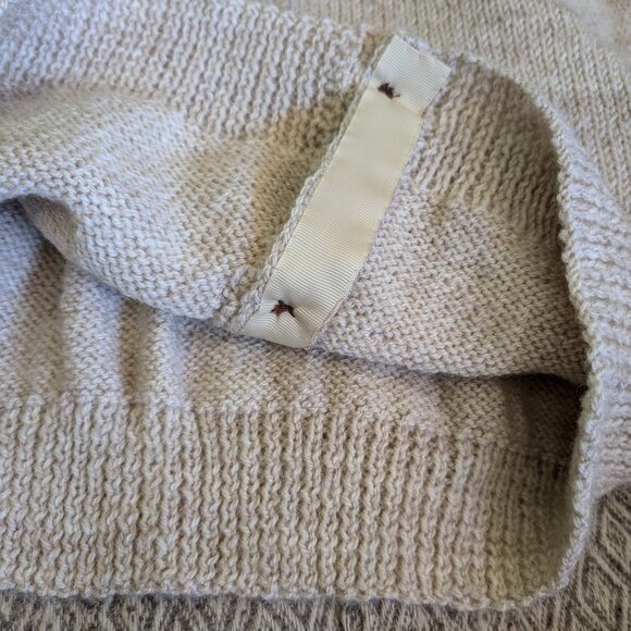 Hand knit homemade sweater cottagecore medium handmade - Picture 5 of 8